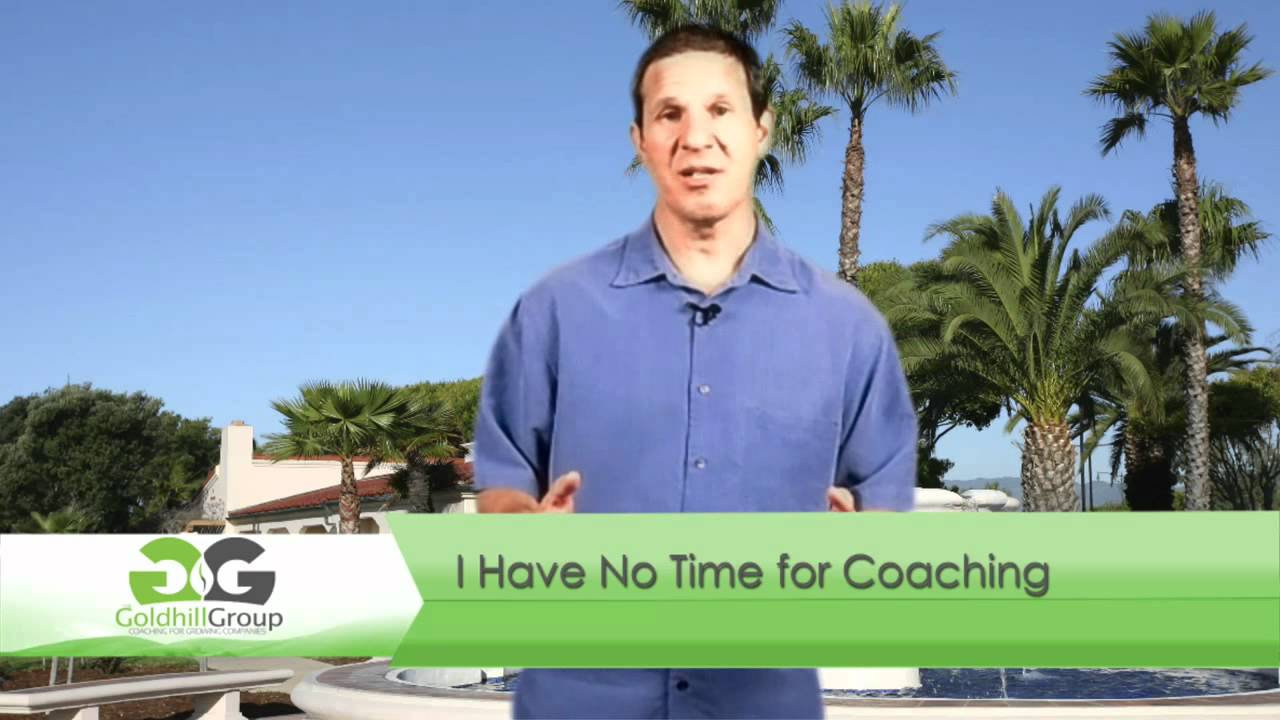 no time for coaching