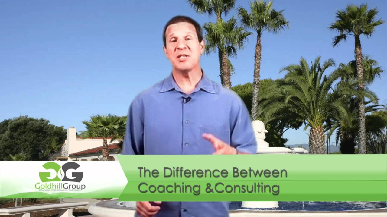 coaching vs consulting